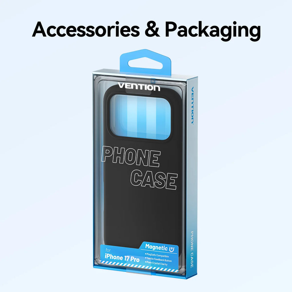 Funda Silicona iPhone 17 con MagSafe Vention 6 Colores