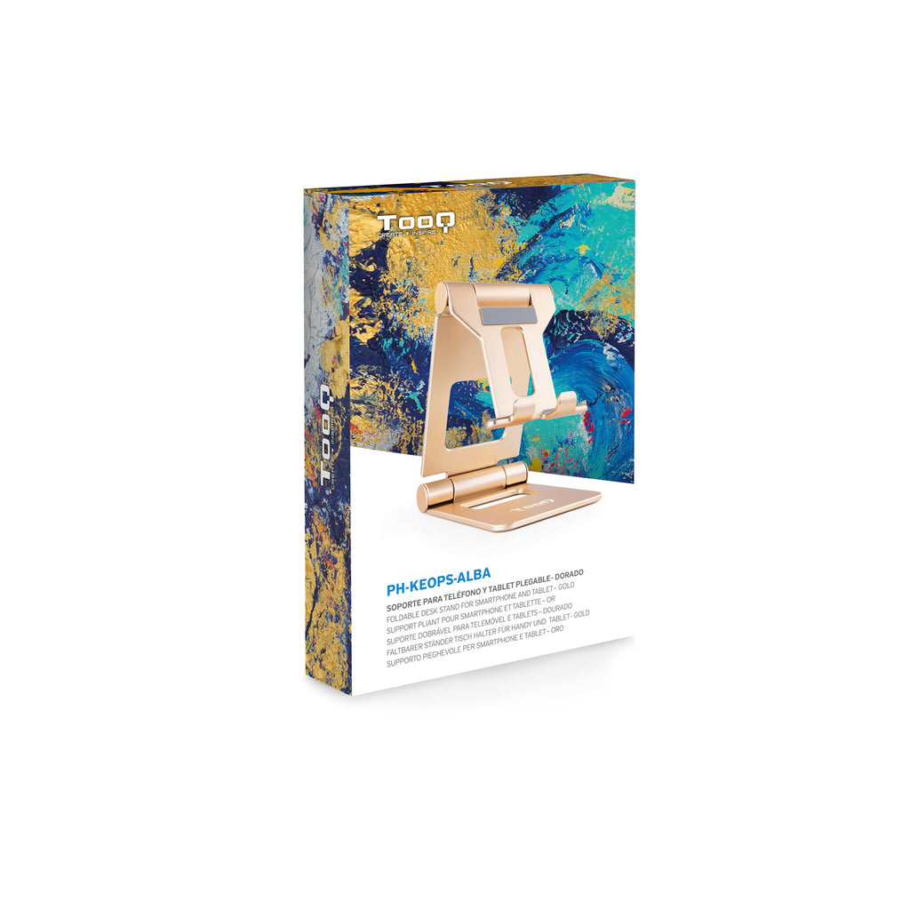 Soporte Ajustable de Sobremesa para Móvil y Tablet hasta 10” – Aluminio Antideslizant