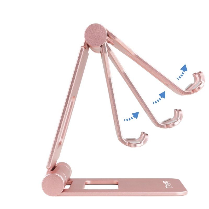 Soporte Ajustable de Sobremesa para Móvil y Tablet hasta 10” – Aluminio Antideslizant