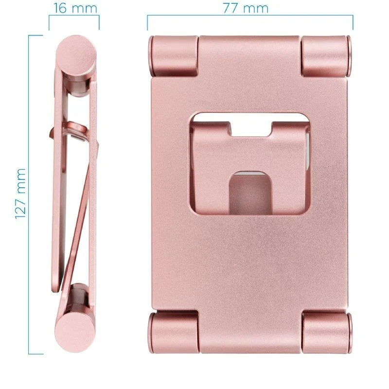Soporte Ajustable de Sobremesa para Móvil y Tablet hasta 10” – Aluminio Antideslizant